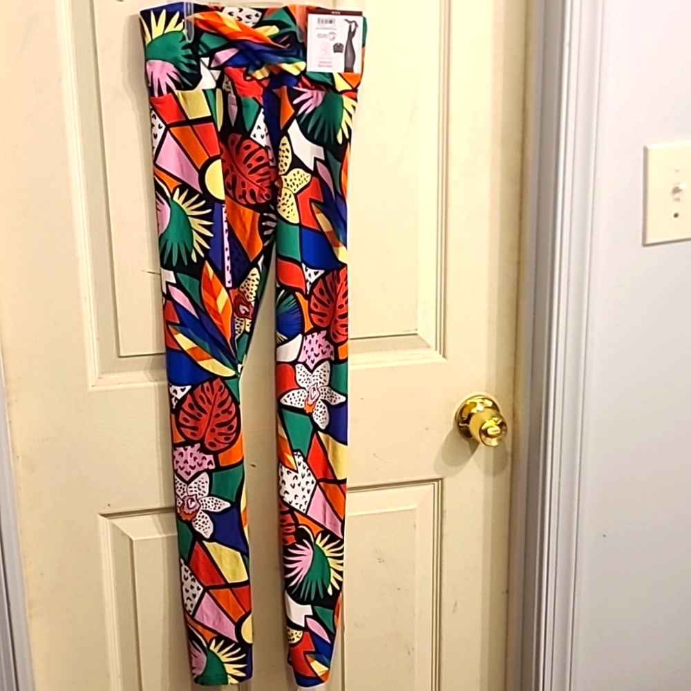 High-rise leggings ankle length